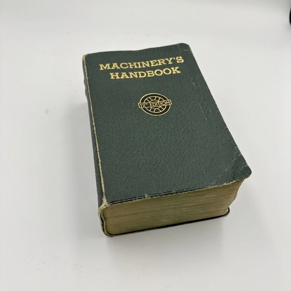 Machinery's Handbook 12th Edition - The Industrial Press - Leather 1944 Indexed